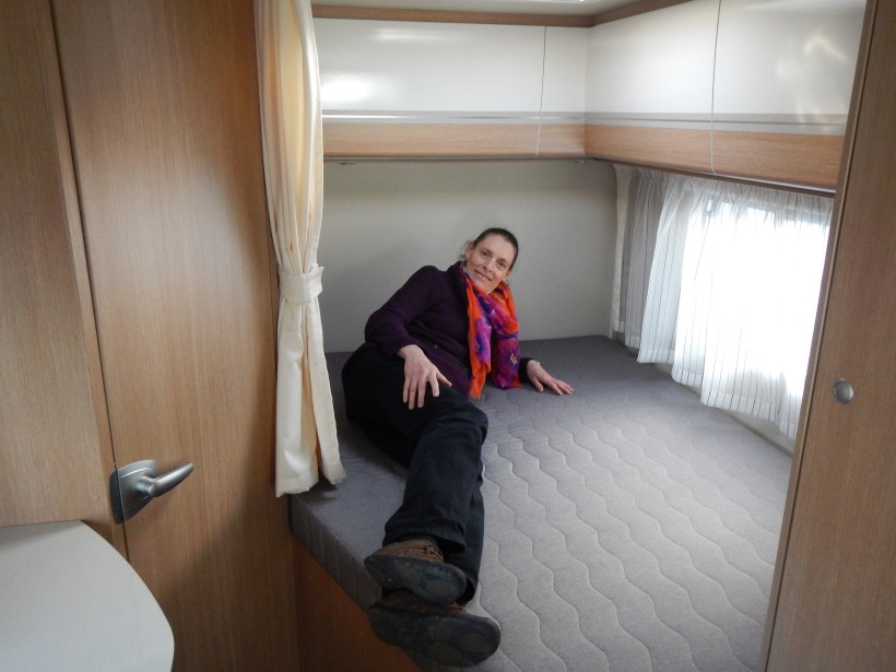 A cozy but very comfortable bed.