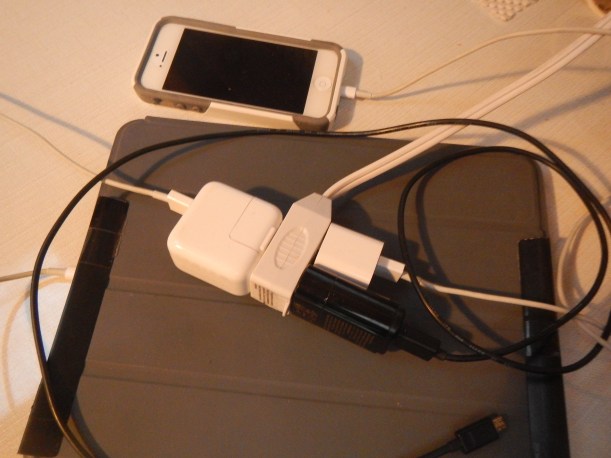 The "must have" North American extension cord. Plug it into your World travel plug and you can now charge multiple devices at once. I used this cord every day. 