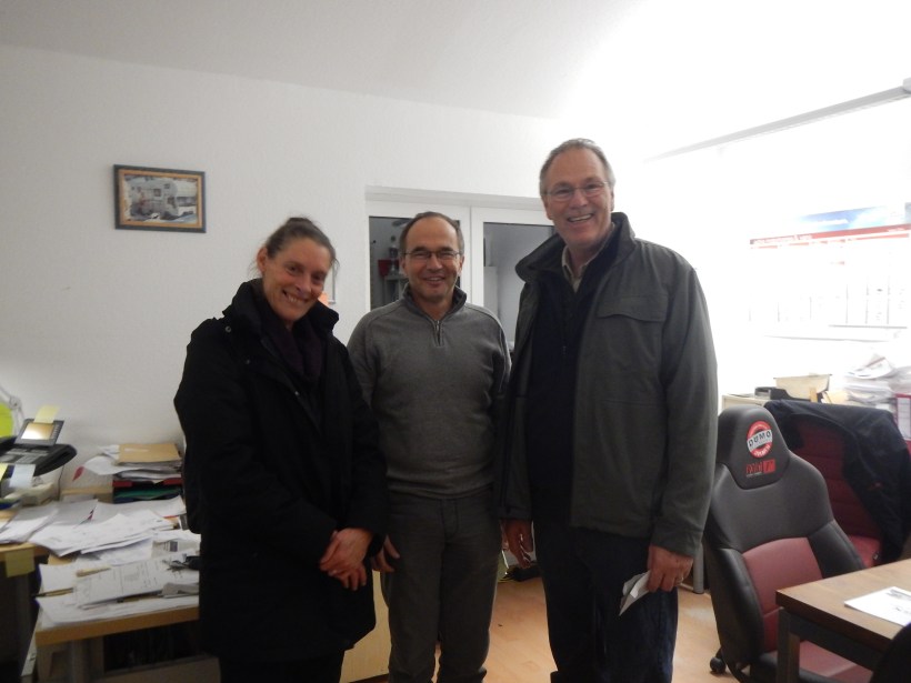 Making things happen with the help of Michael Thyssen at Dumo Reisemobile.